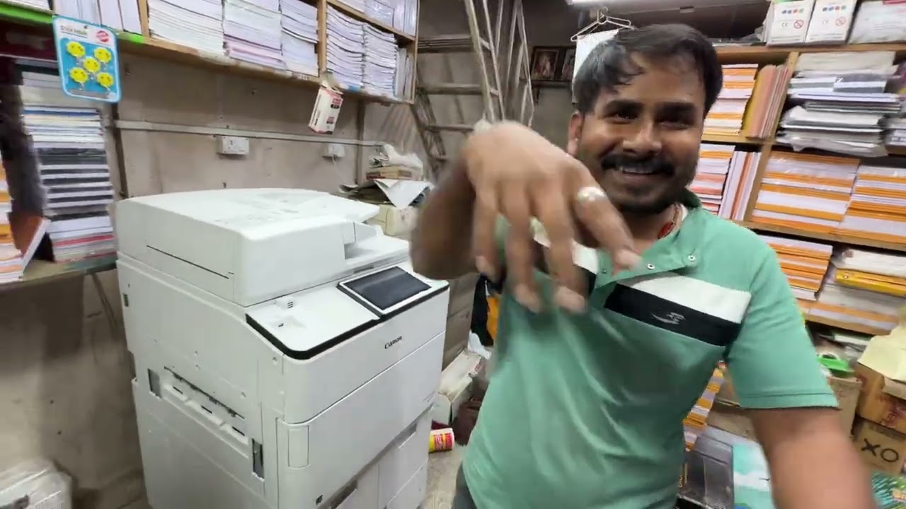 CANON 6575 new machine installation in PUNE #canon#printer #konicaminolta 