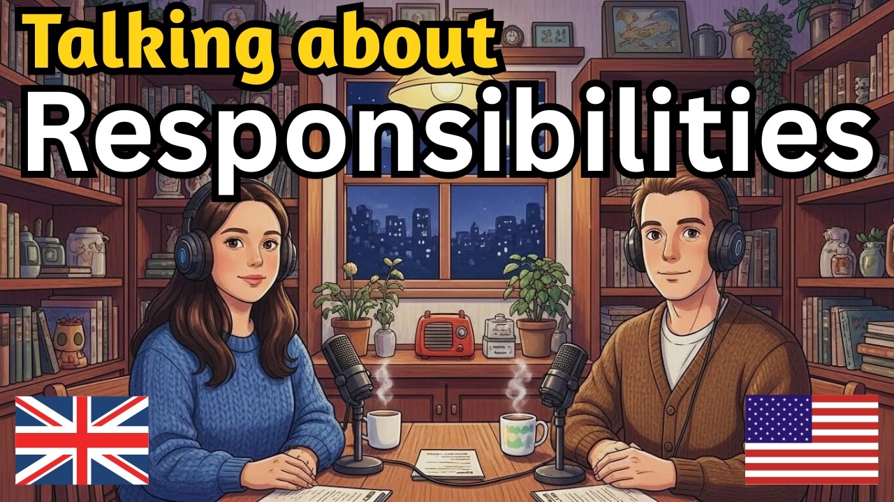 How to Talk About Your Responsibilities in English | Daily Life Conversation Practice