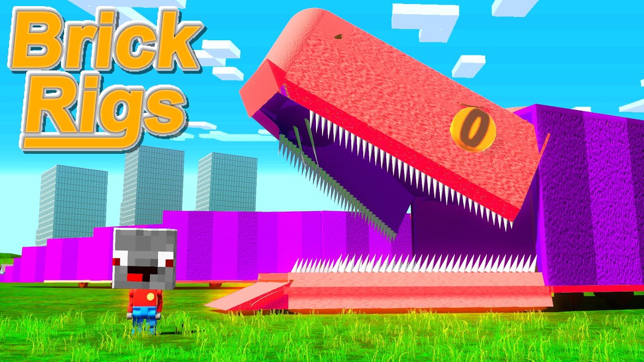 EINE SCHLANGE GREIFT DIE STADT AN in Brick Rigs !