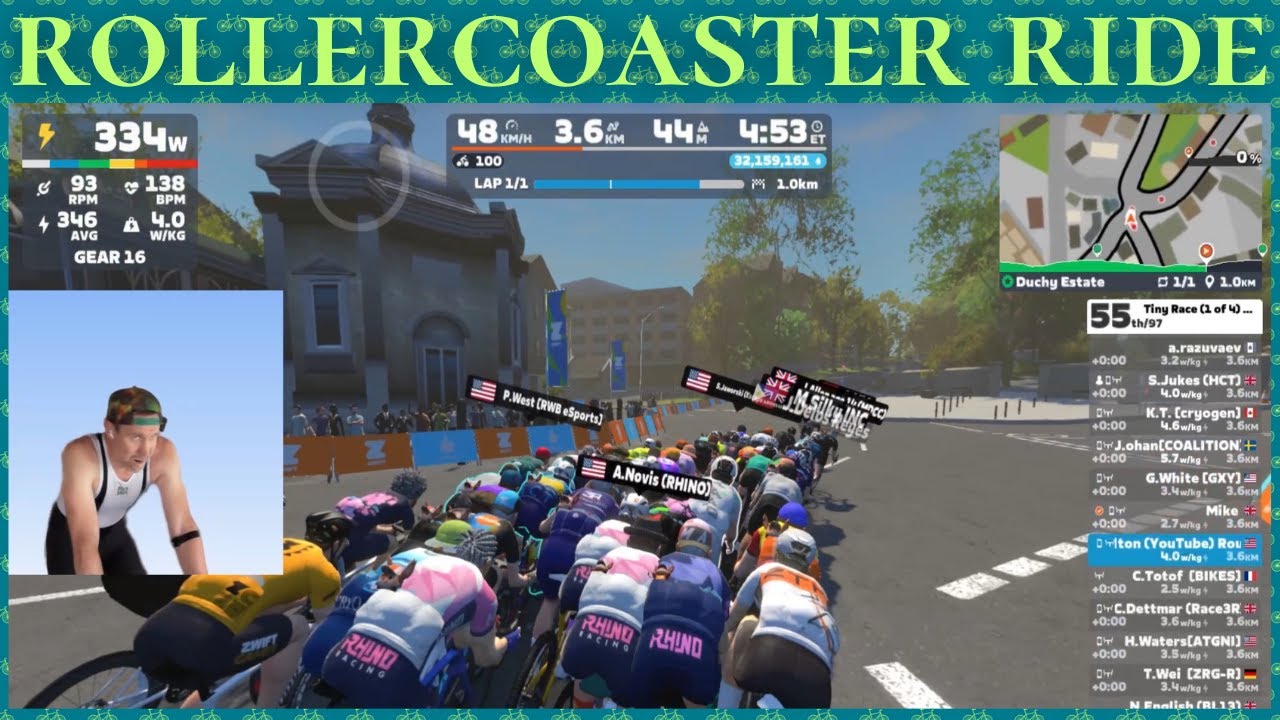 Even the Draft is Work?! Tiny Races by Zwift Insider Are Fast and Furious!