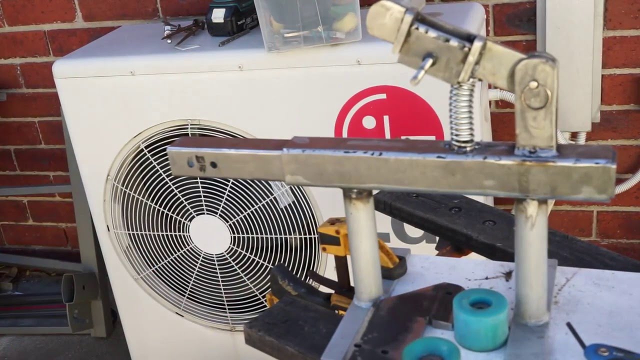 2x72 variable speed skate wheels belt grinder | $50 build
