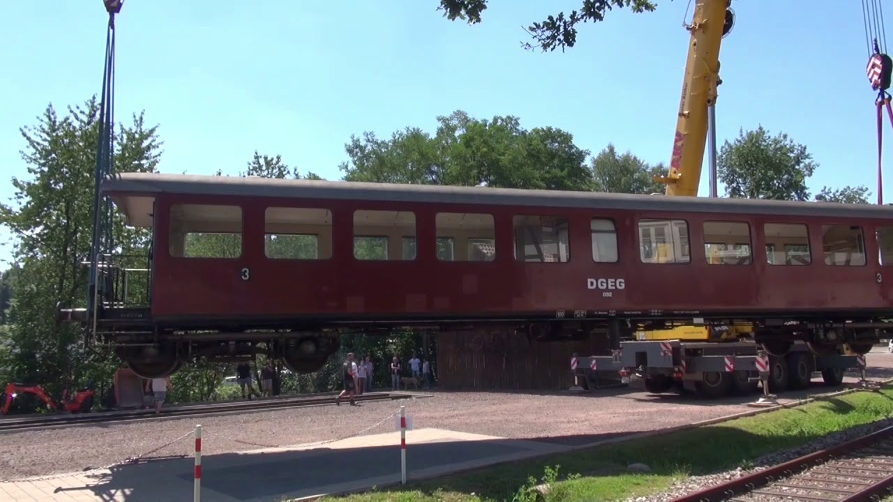 Ferienbahnhof Dahn-Reichenbach im Dahner Felsenland "Speisewagen Üf" 7.8.2017 T2/3