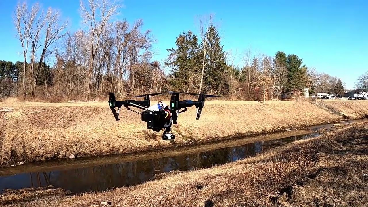 Inspire 1 9000 mah modded batery and crash