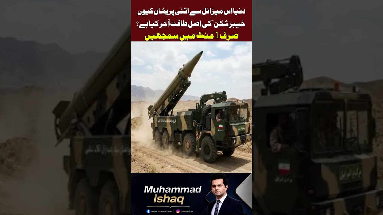 Kheibar Shekan Missile Explained | Iran's Most Feared Ballistic Missile | Ishaq Anchor