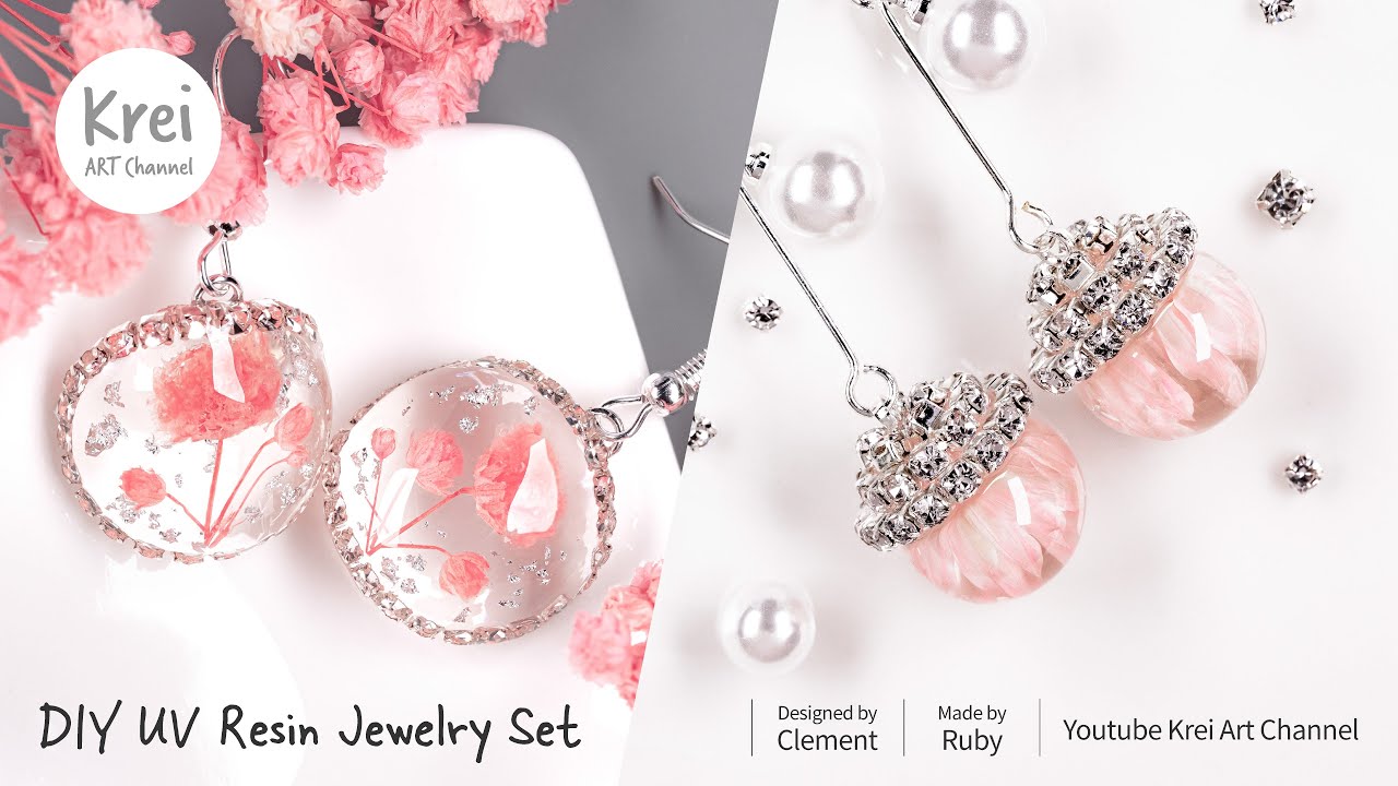 【UVレジン】ピンク プレミア パーフェクションなアクセサリー制作~ UV Resin - Crafting Pink Premiere Radiance Accessories