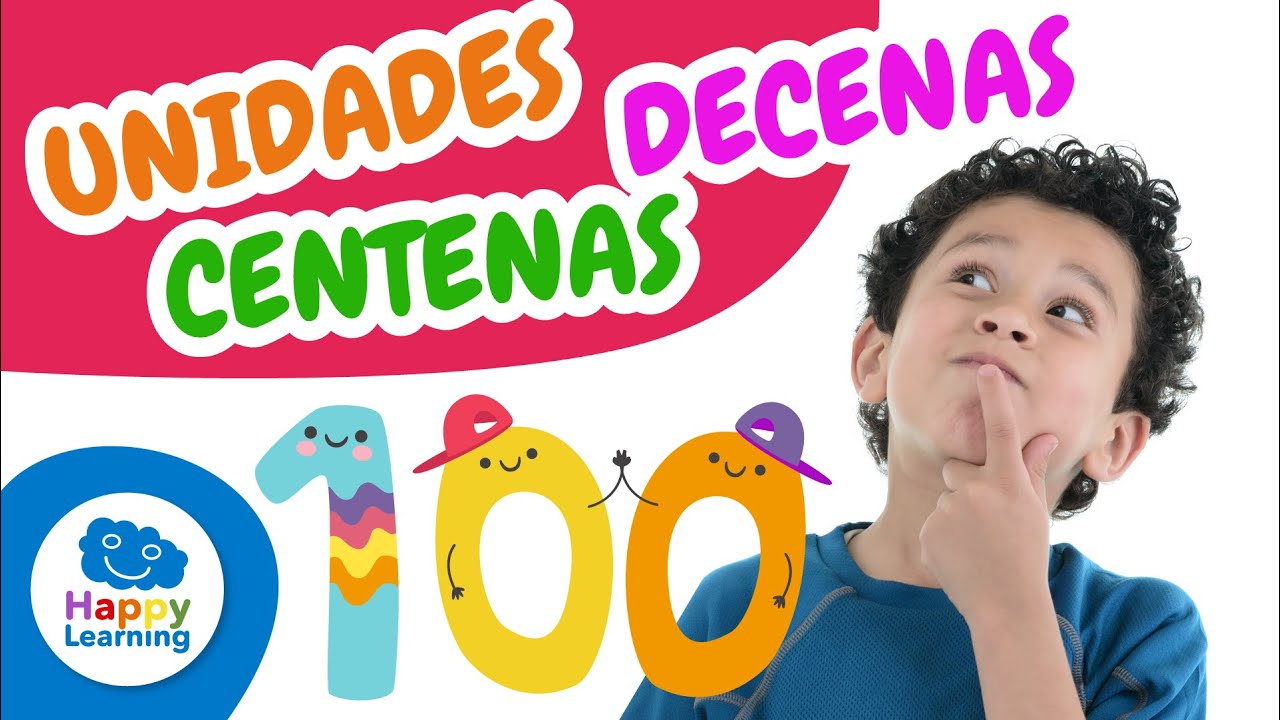 UNIDADES, DECENAS y CENTENAS | MATEMÁTICAS para Niños | Happy Learning 🔢🎓#matemáticas #happylearning