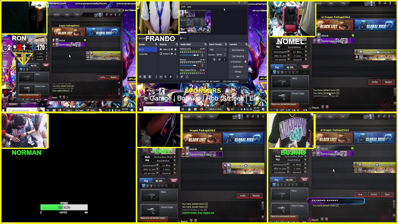 CROSSFIRE TOURNAMENT  3v3 FACE TO FACE  TEAM NOMEL VS  TEAM BREN