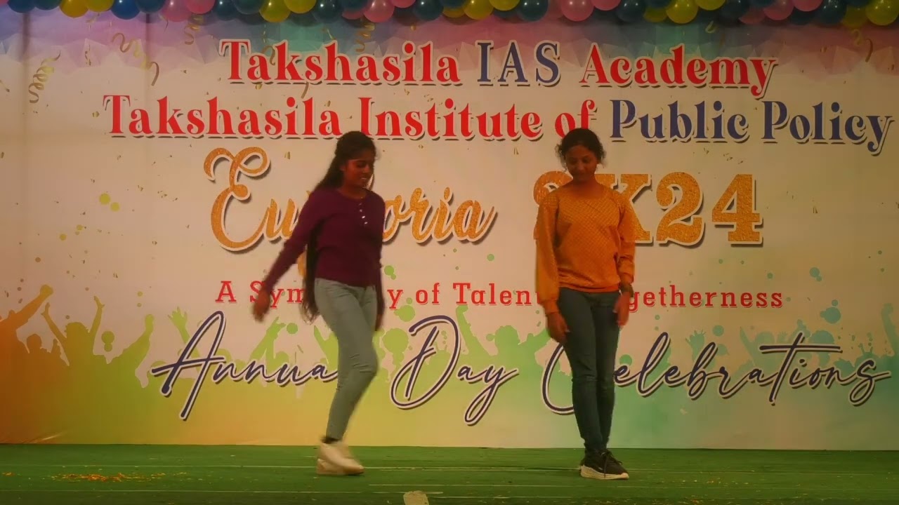Inter 1st Year Girls  2024 I Takshasila IAS Academy I 10th Annual Day Celebrations I Euphoria 2K24