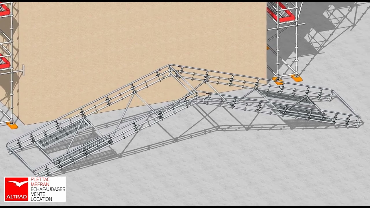 COVERIX, parapluie en structure d’échafaudage modulaire*, facile et économique. ALTRAD