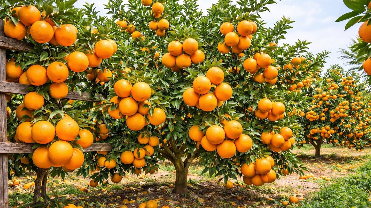 Unbelievable Orange Farming in the Desert 