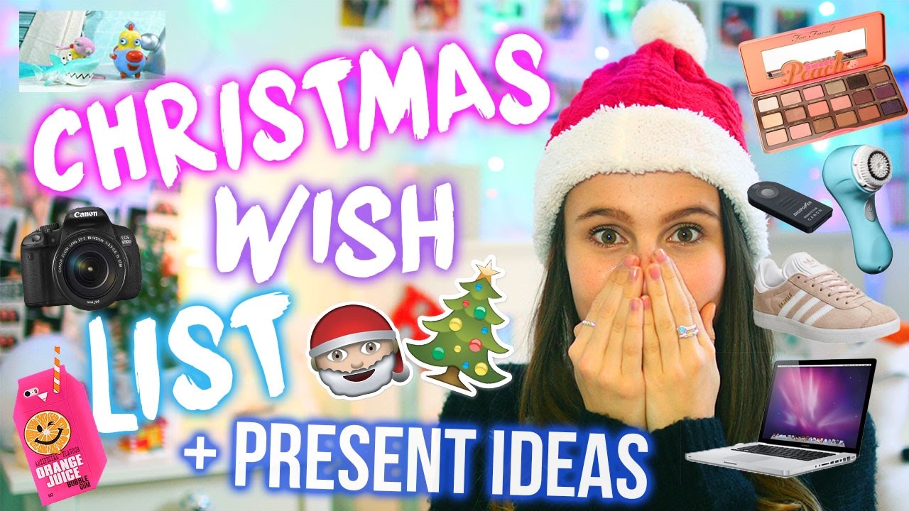 CHRISTMAS WISHLIST 2016 & PRESENT IDEAS! Lovevie