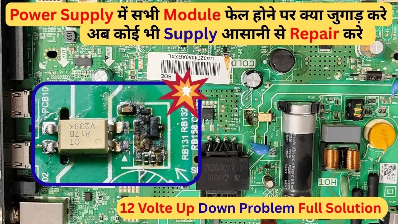 #samsung Led Tv No Power Solution | led tv motherboard repair #full #video | Led Tv Repairing Course