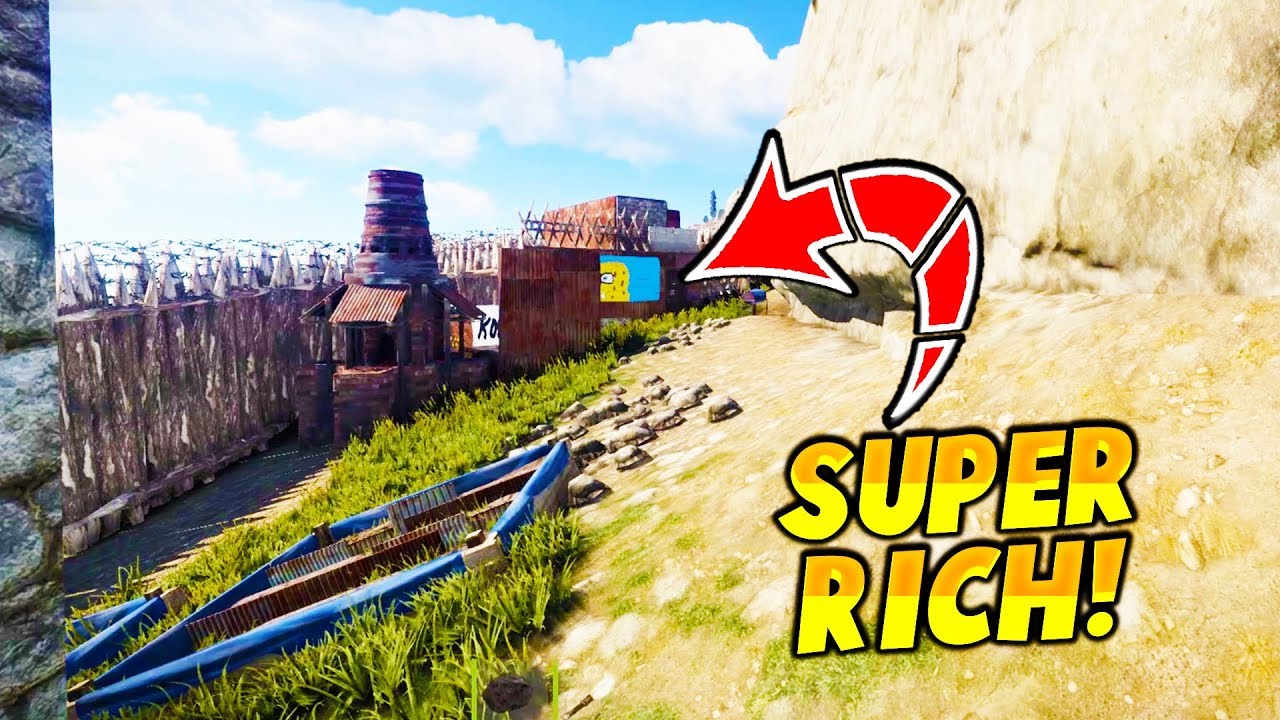 RAIDING SUPER RICH COMPOUND SOLO (GOT AN M2!)- Rust VANILLA Raids