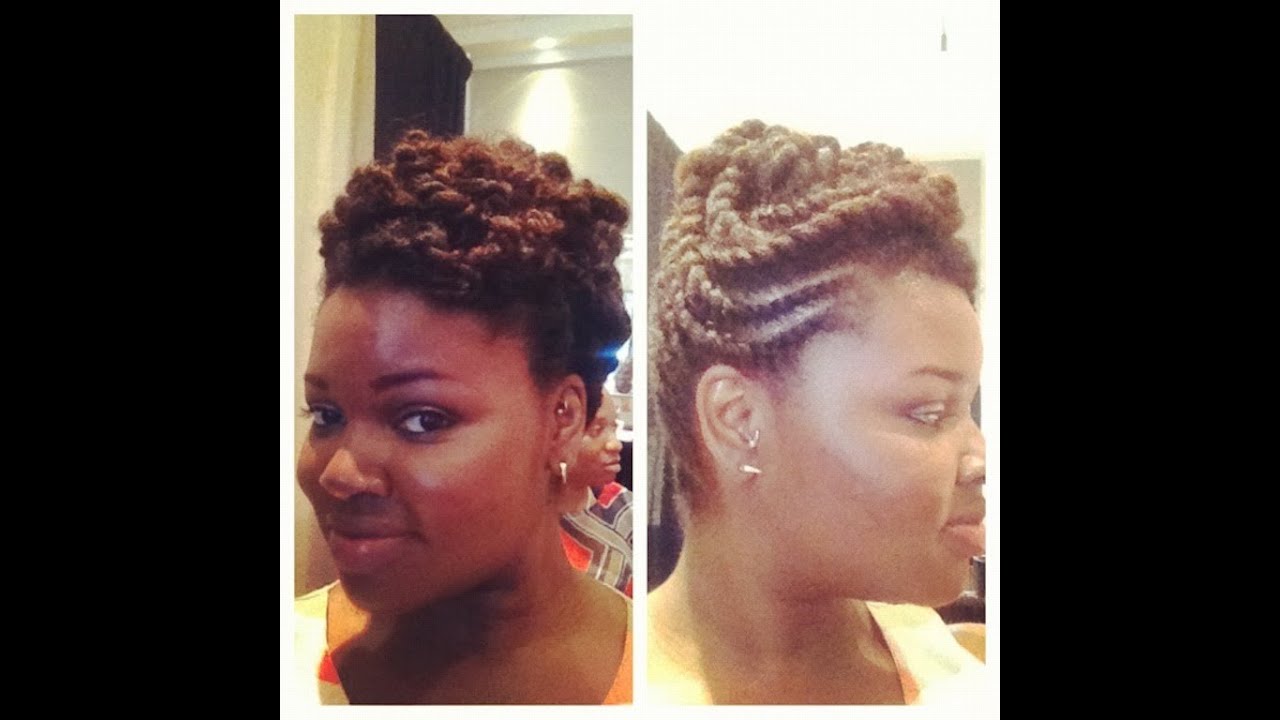 Beautiful Twisted updo by Memphis Stylist, Takeisha Berry