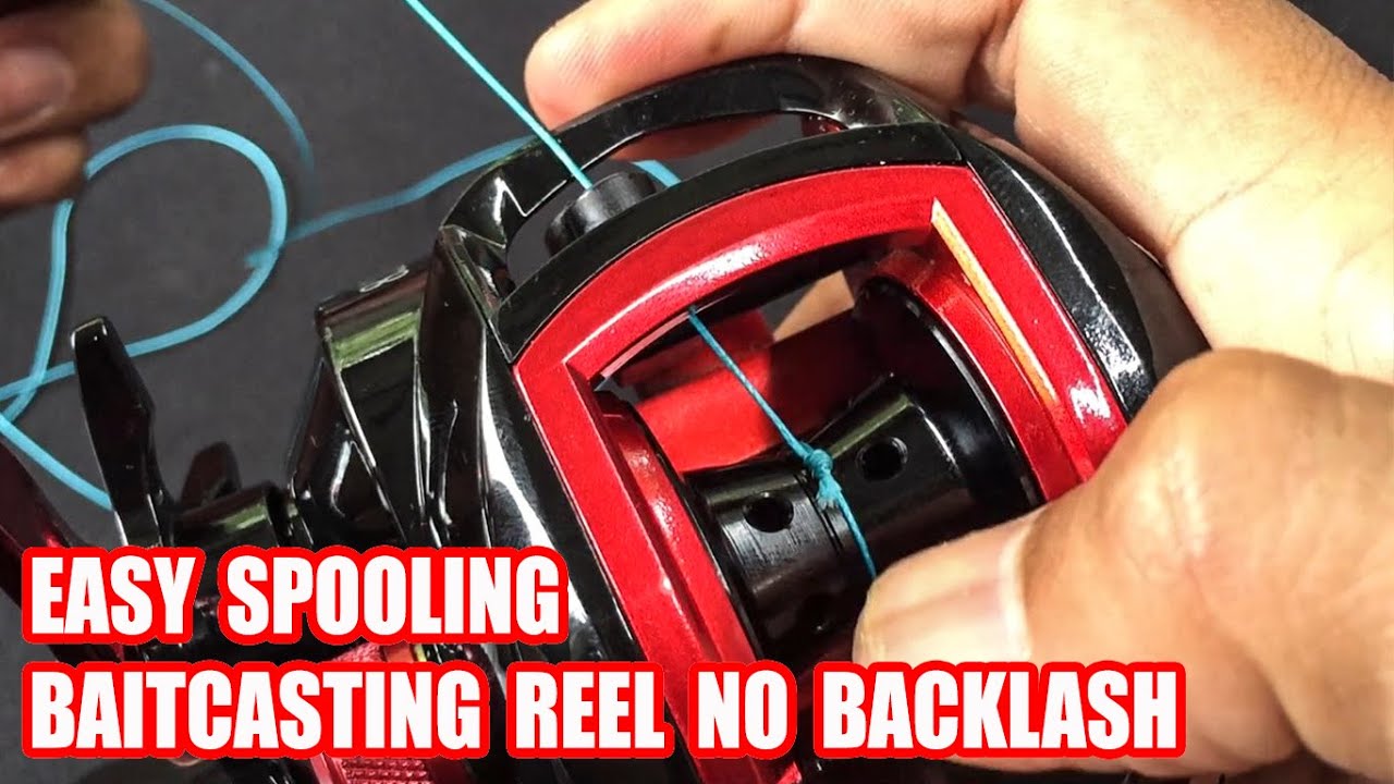MENGIKAT SENAR KE SPOOL REEL BAITCASTING ANTI BACKLASH
