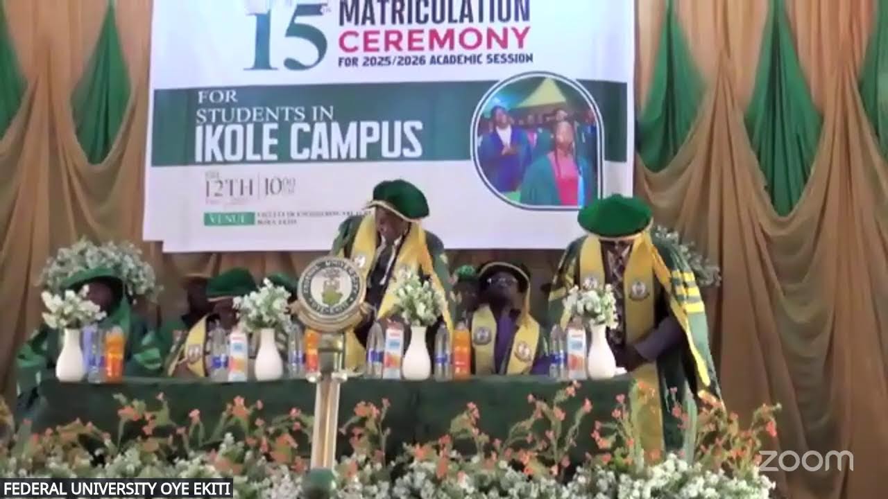 FUOYE 15th MATRICULATION