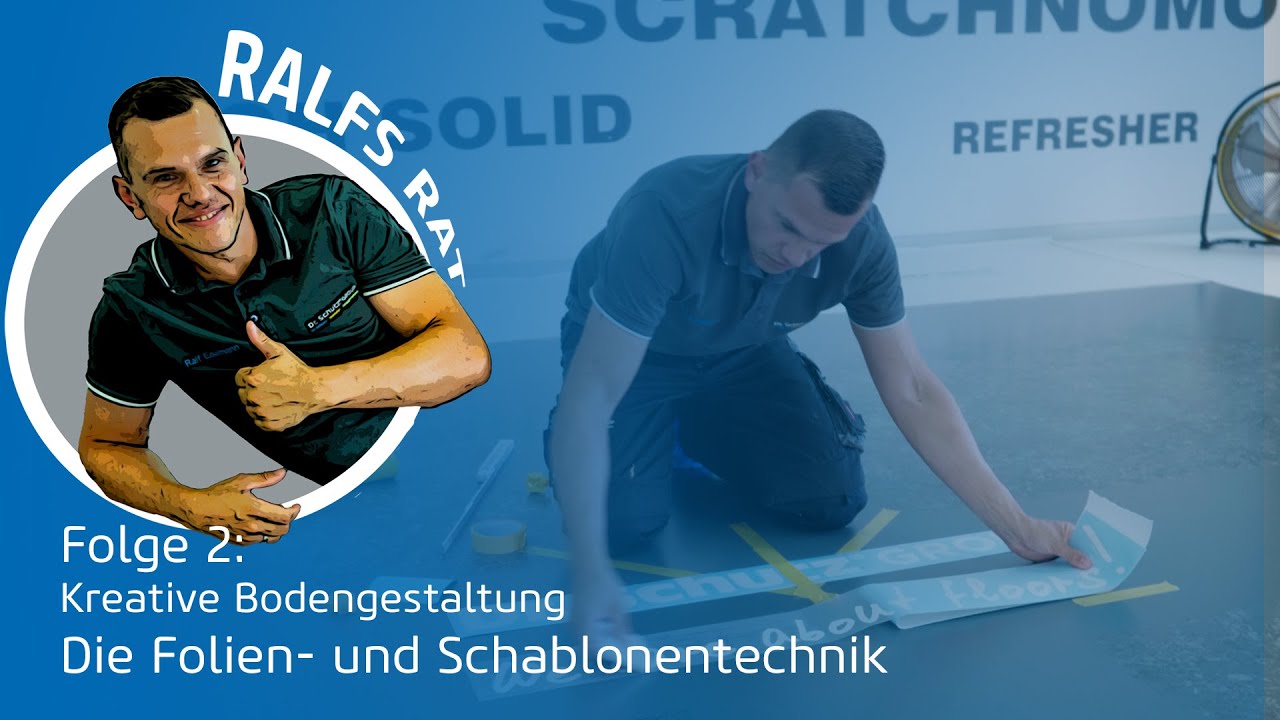 Kreative Bodengestaltung: Die Folien- und Schablonentechnik | Ralfs Rat Folge 2