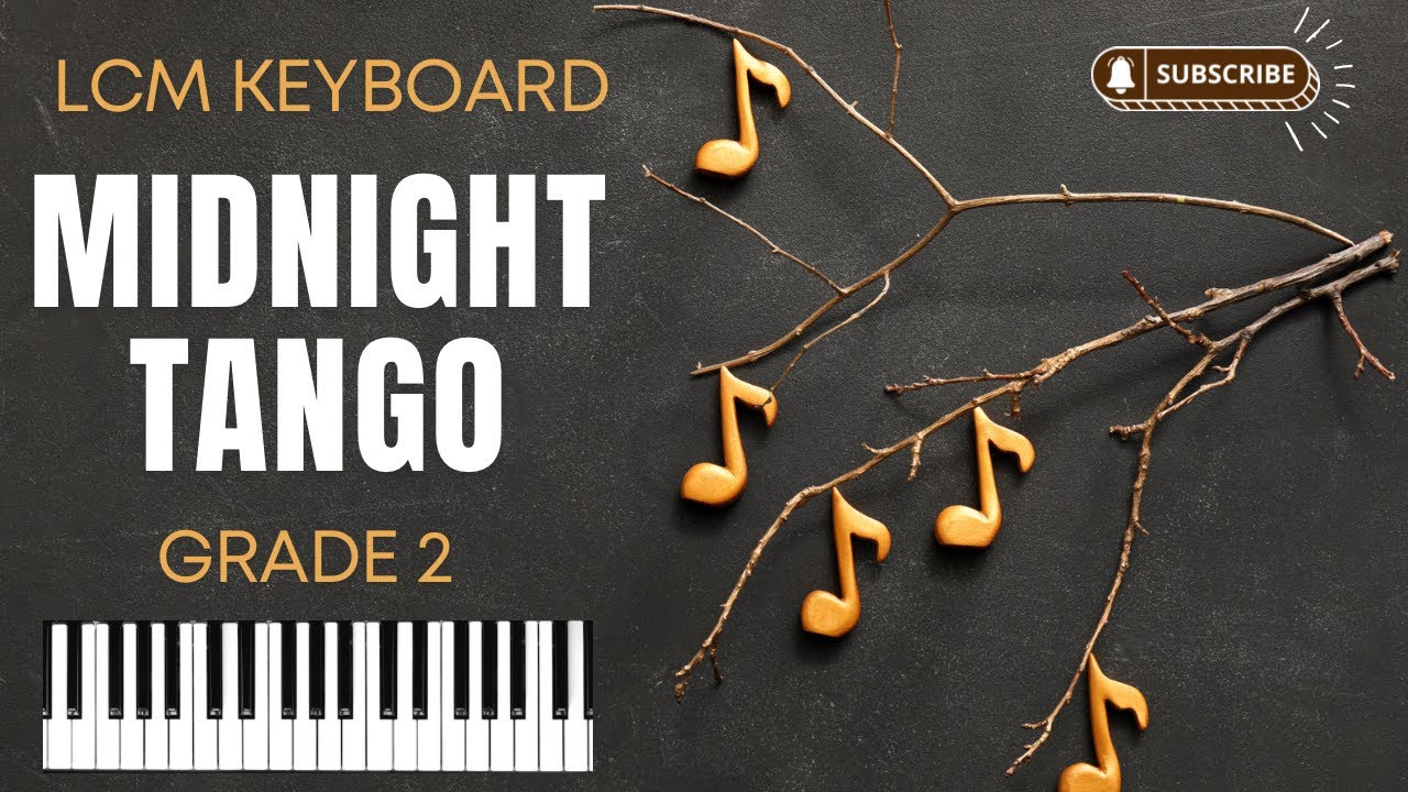 Midnight Tango | LCM Electronic Keyboard Grade 2 ~ Piano Tutorial | Synthesia Play Along