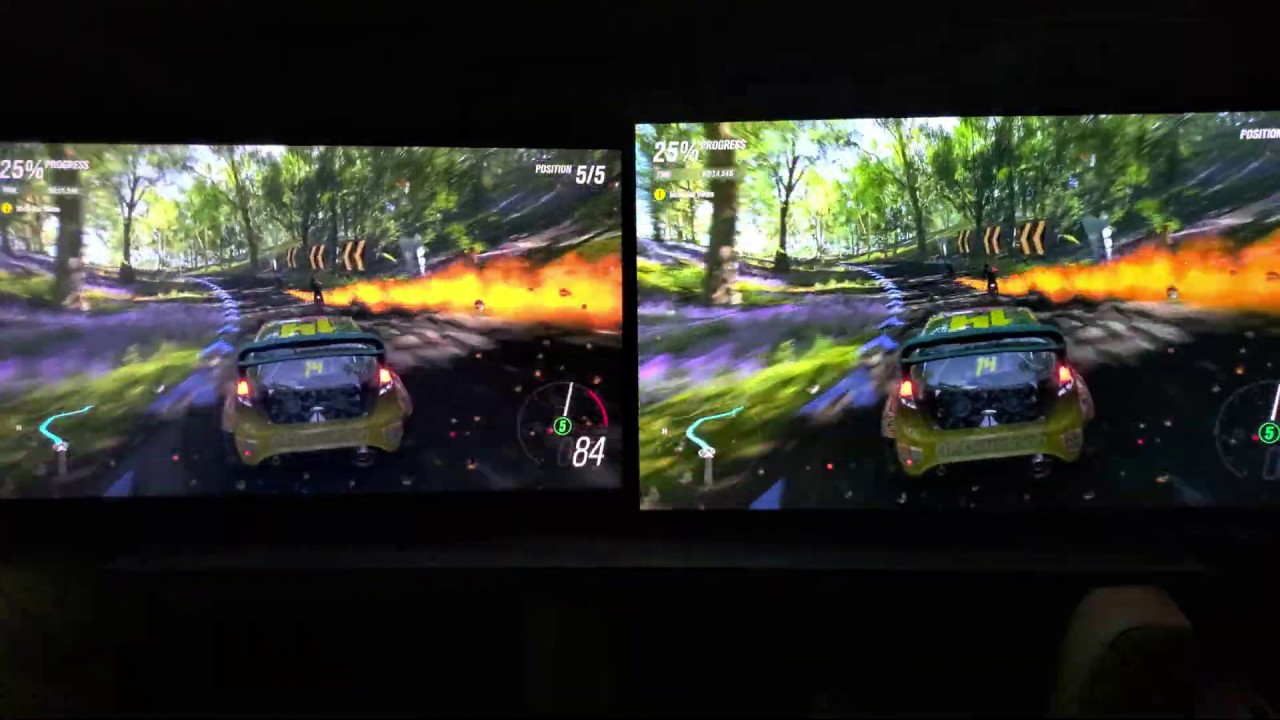 LG CX OLED VS SONY X950H HDR  GAMING XBOX ONE X 4K ( VALUE ELECTRONICS)