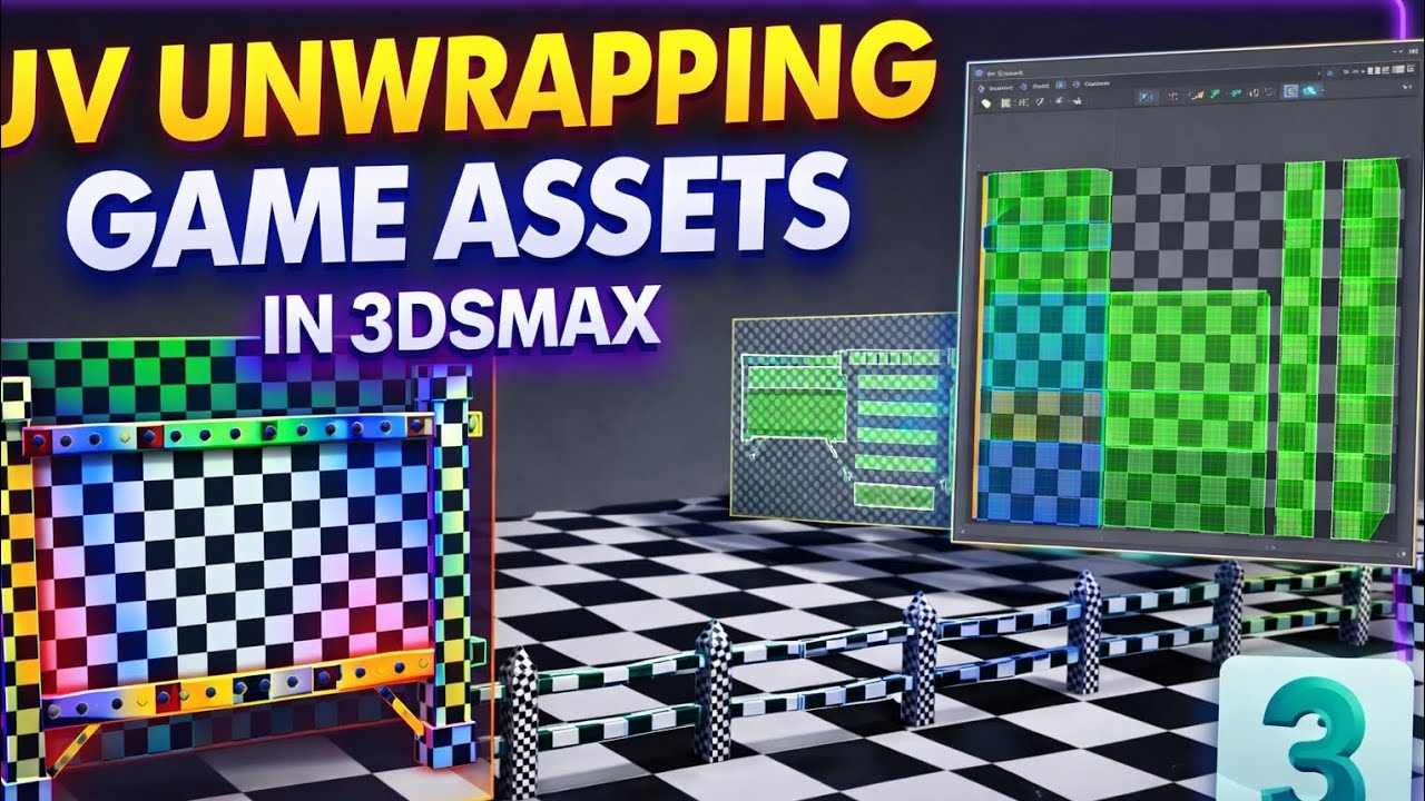 How To UV Unwrap Game Assets in 3ds Max | Beginner to Pro