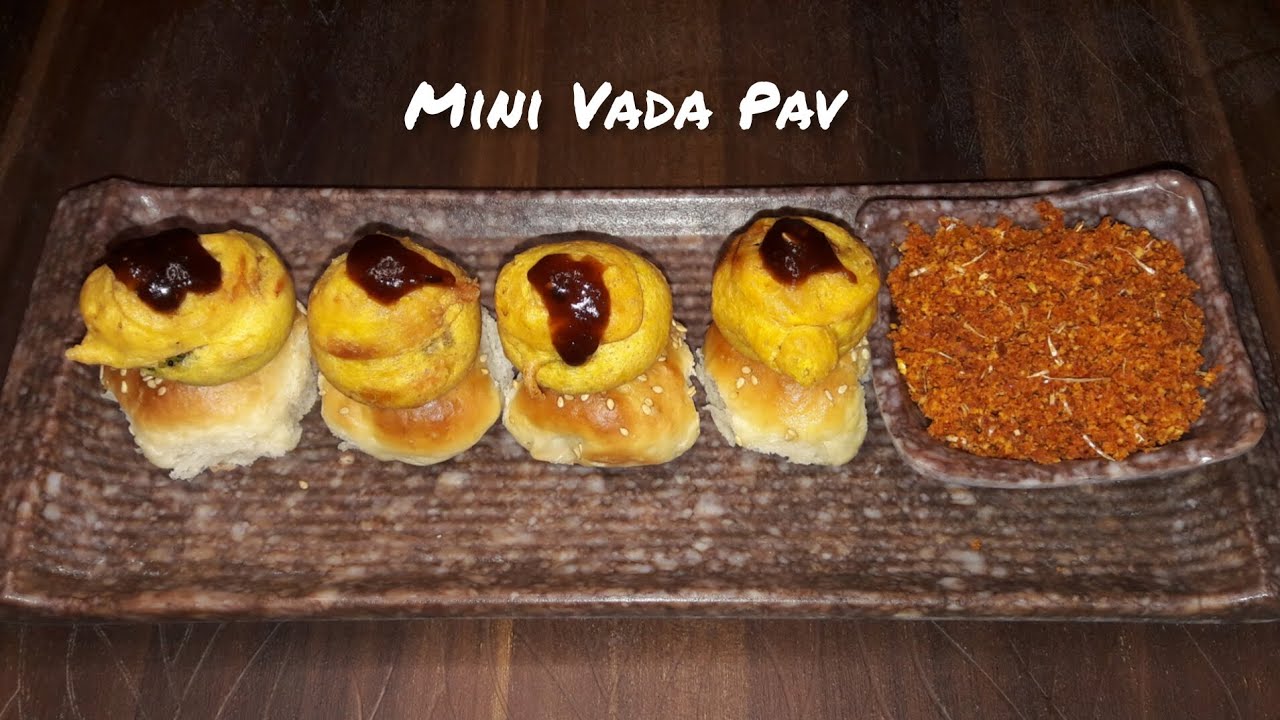 Mini Vada Pav Recipe / Batata Vada / Pav recipe