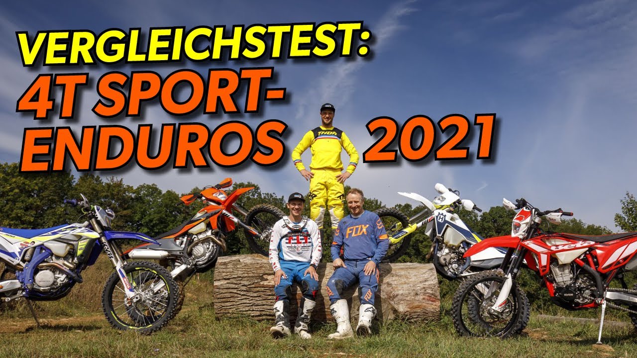 4-Takt Enduro VERGLEICHSTEST 2021: BETA RR 390, HUSQVARNA FE 350. KTM 350 EXC-F, SHERCO 300 SEF