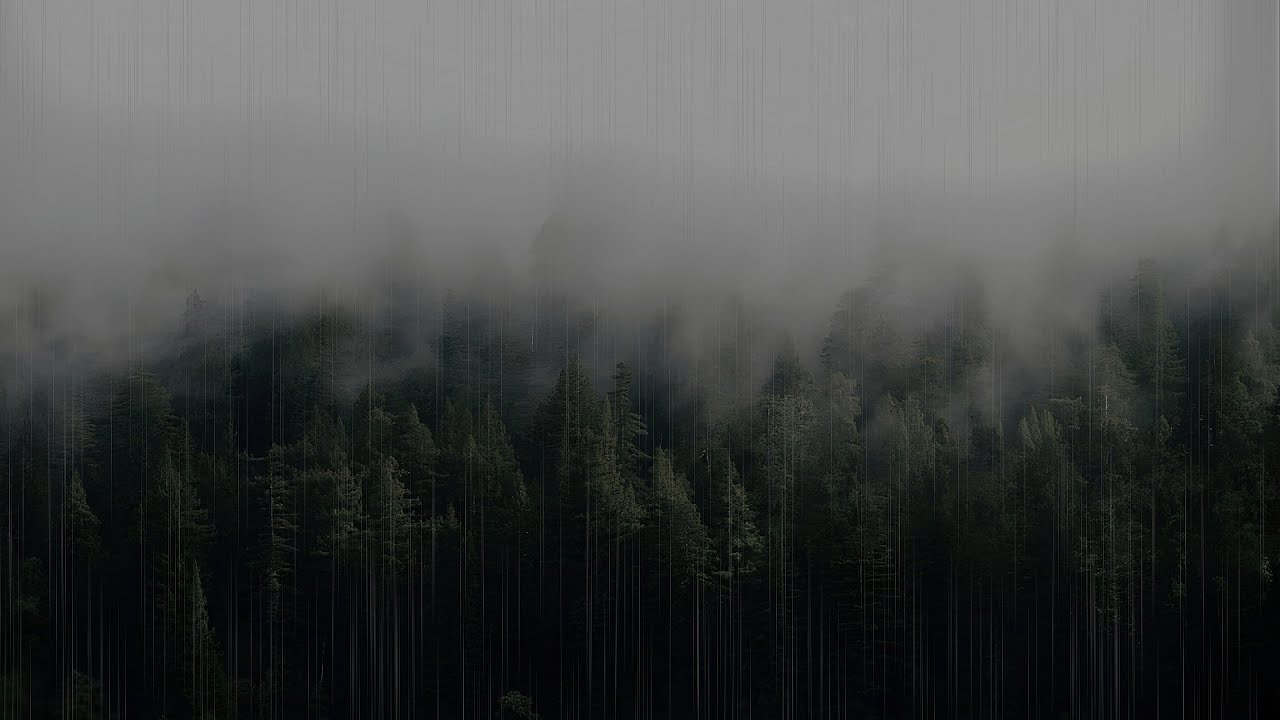 Calm natural rain sounds | deep sleep, comfortable atmosphere for concentration | BLACK SCREEN