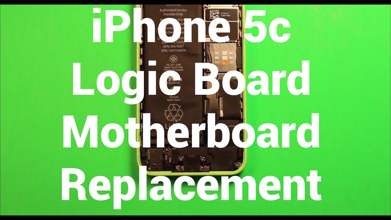 Замена материнской платы iPhone 5c. Как заменить