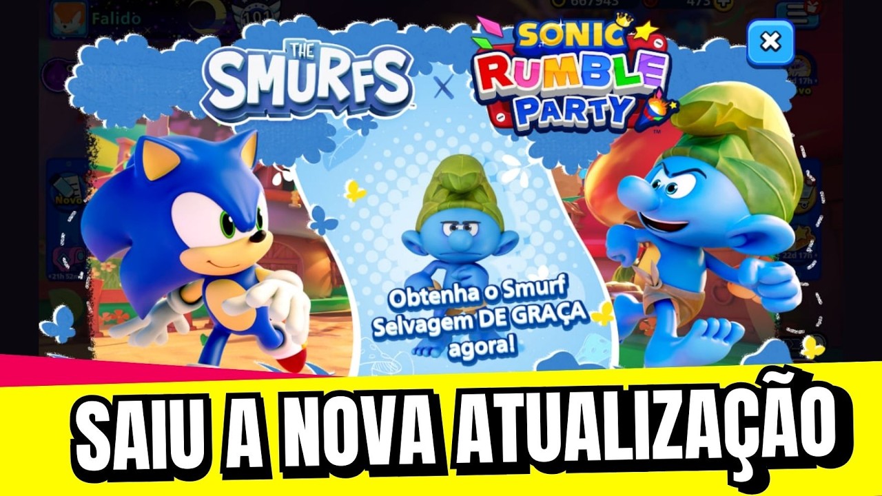 LANÇOU! VEM CONFERIR COMIGO O NOVO SONIC RUMBLE PARTY