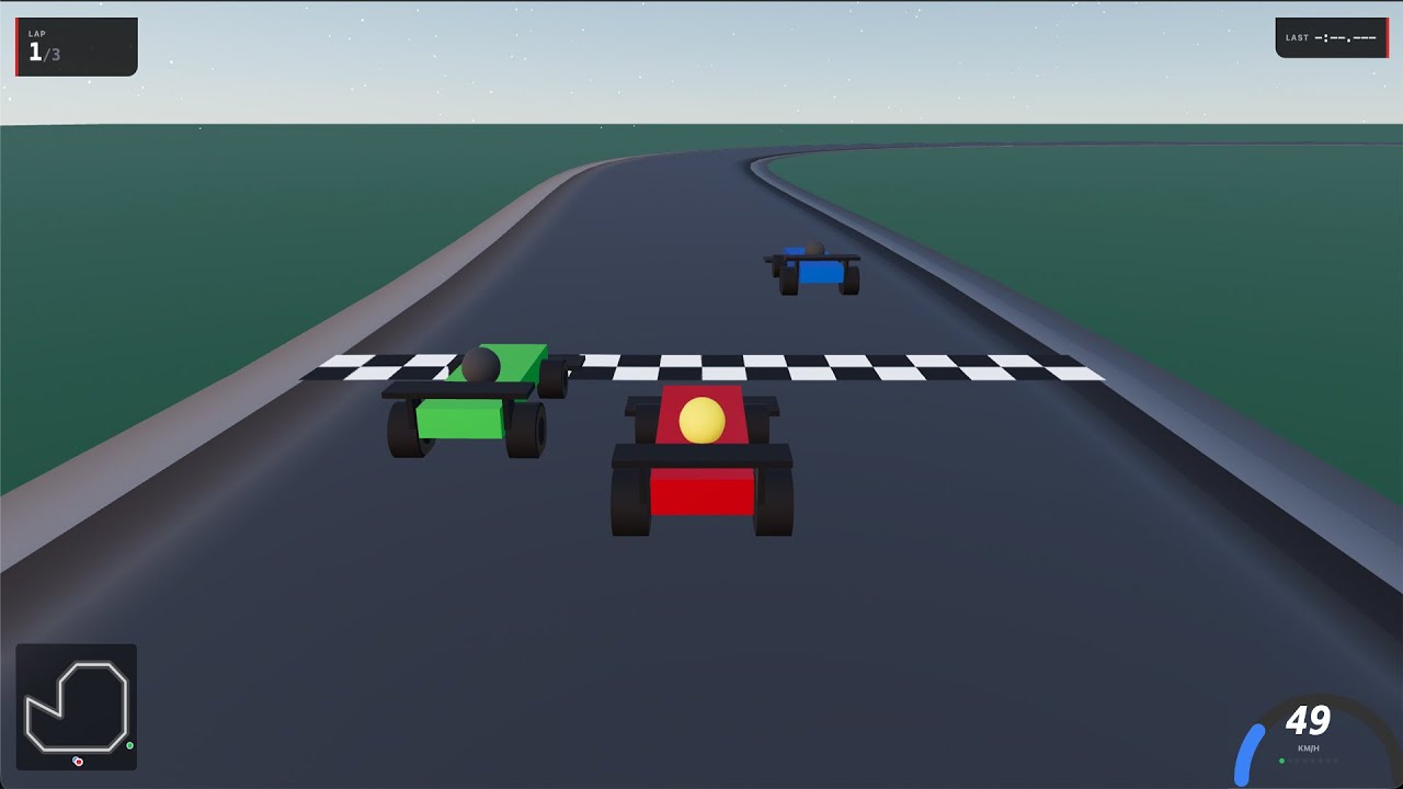 AI created F1 game in mins