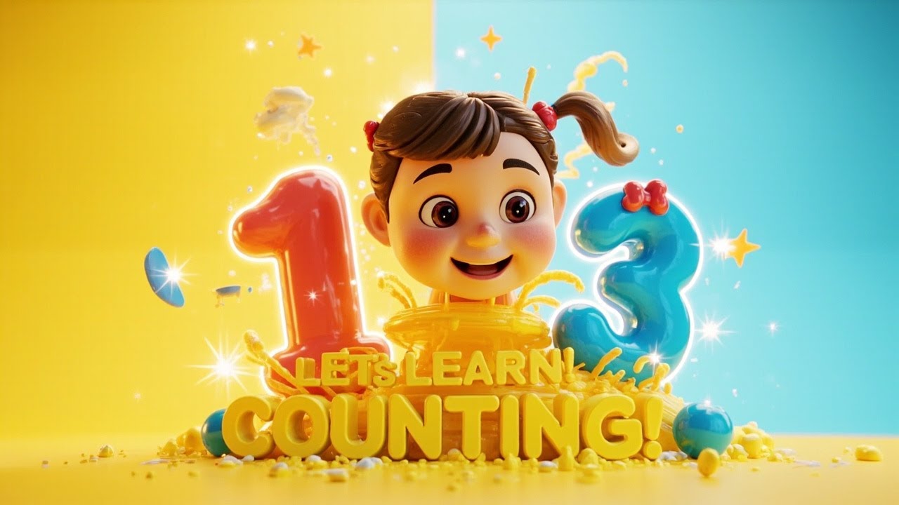 123 Song 🎵 | Learn Counting Numbers | 1 to 10 | Hindi Kids Rhymes