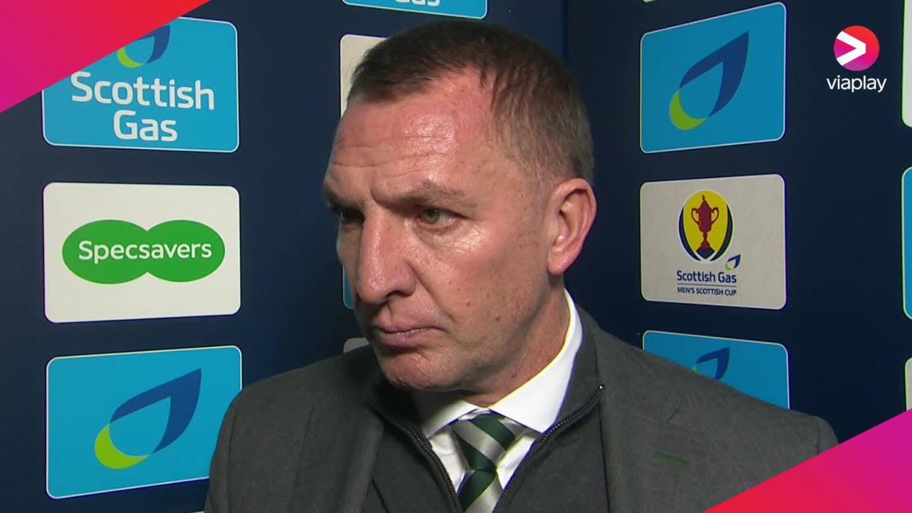Celtic manager Brendan Rodgers speaks after 5-0 victory against Buckie Thistle