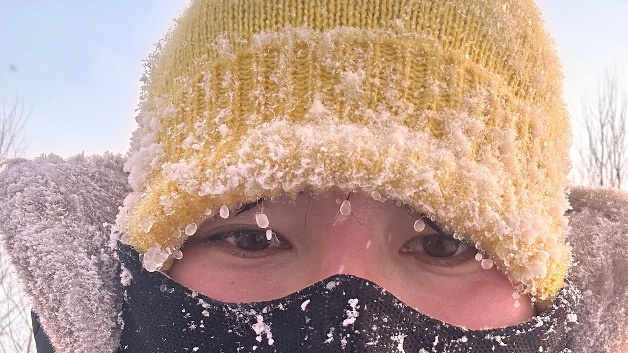 冬季骑行东北，挑战60公里，一场突如其来的大雪让行程前路未卜