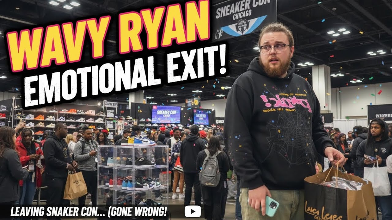 Wavy Ryan Gets SUPER Emotional Leaving Sneakercon
