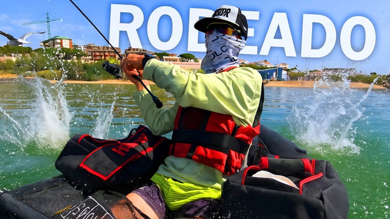 ¡PECES GRANDES con SEÑUELOS PEQUEÑOS! Pescando a ROCKFISHING desde PATO con MUCHA ACTIVIDAD
