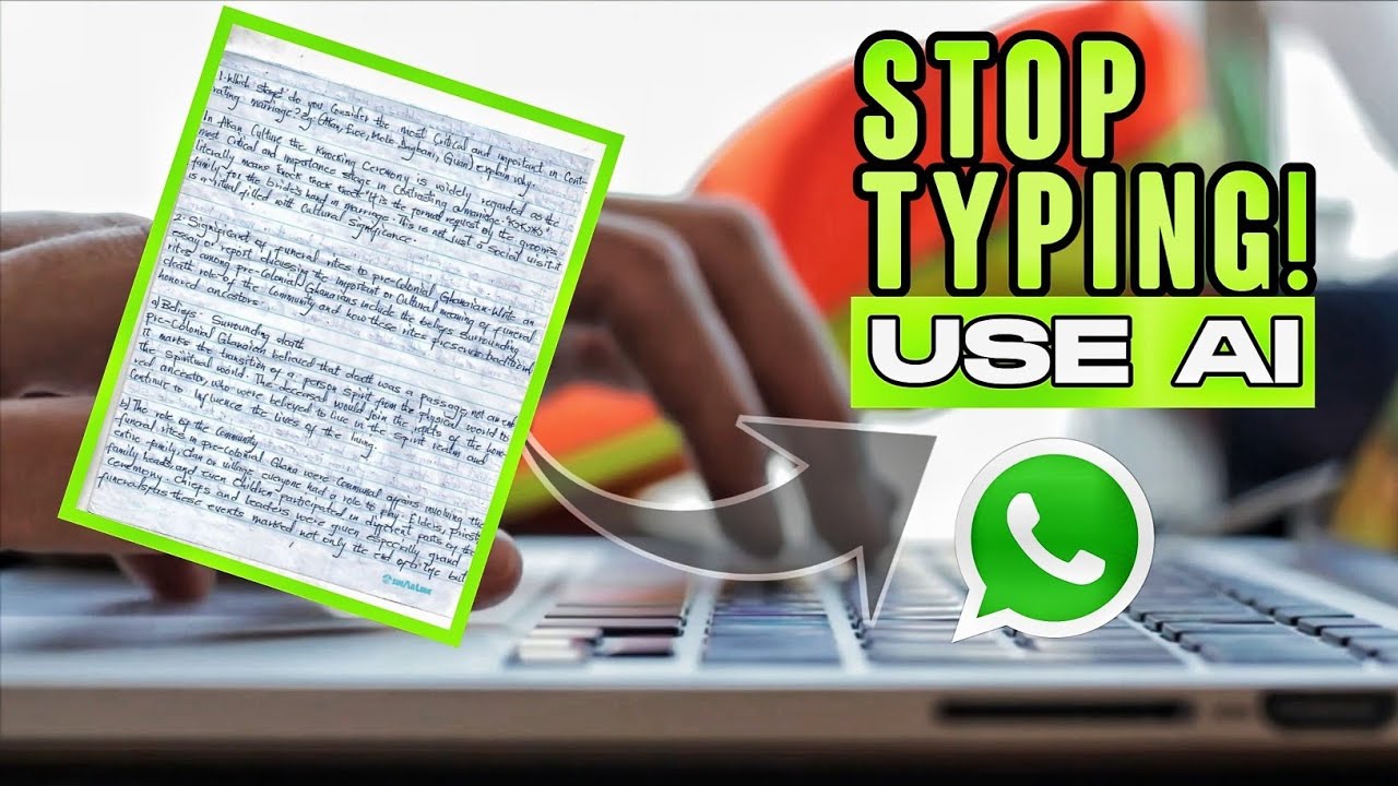 WhatsApp AI can TYPE any documents for you. Stress freeeeeee! Better than ChatGPT