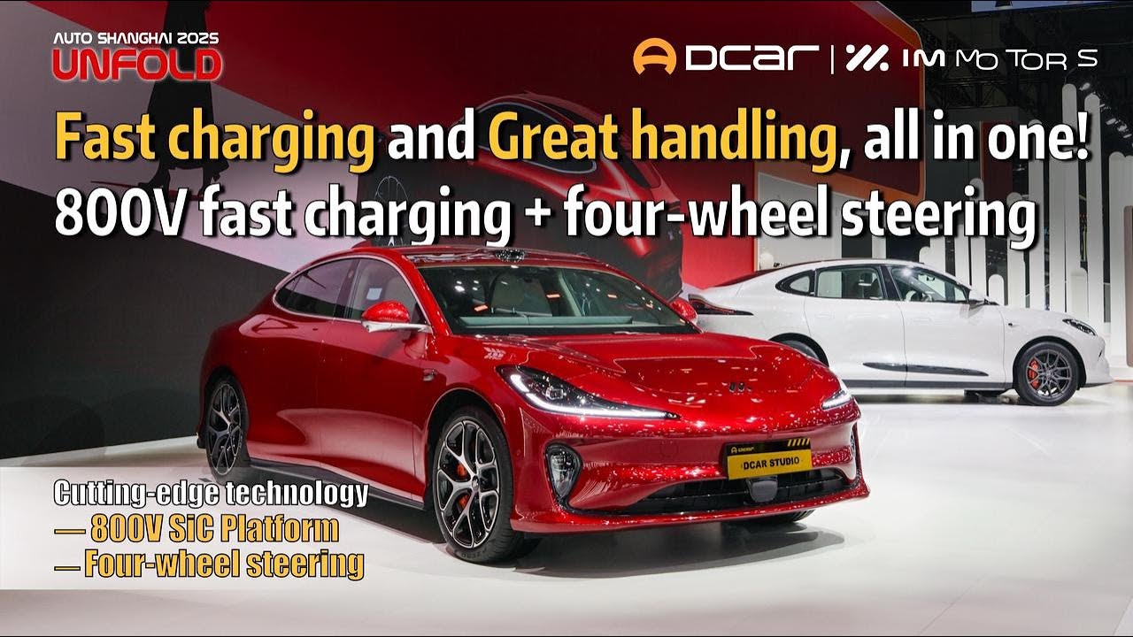 Fast charging and great handling, all in one! 800V fast charging + four-wheel steering