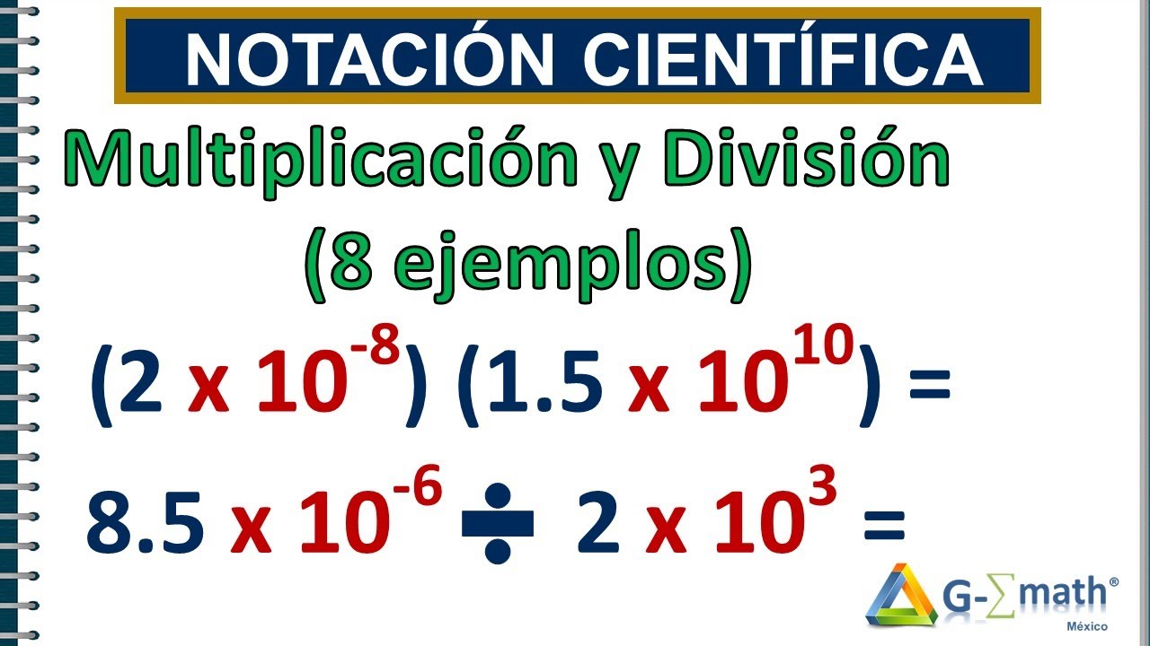 NOTACIÓN CIENTÍFICA✅ - Multiplicación y División
