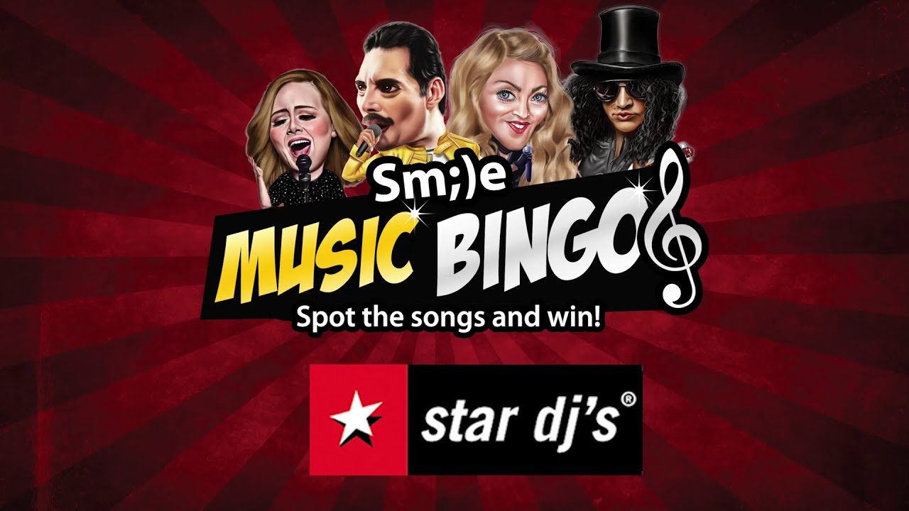 Music Bingo Online through Zoom - Virtual Events
