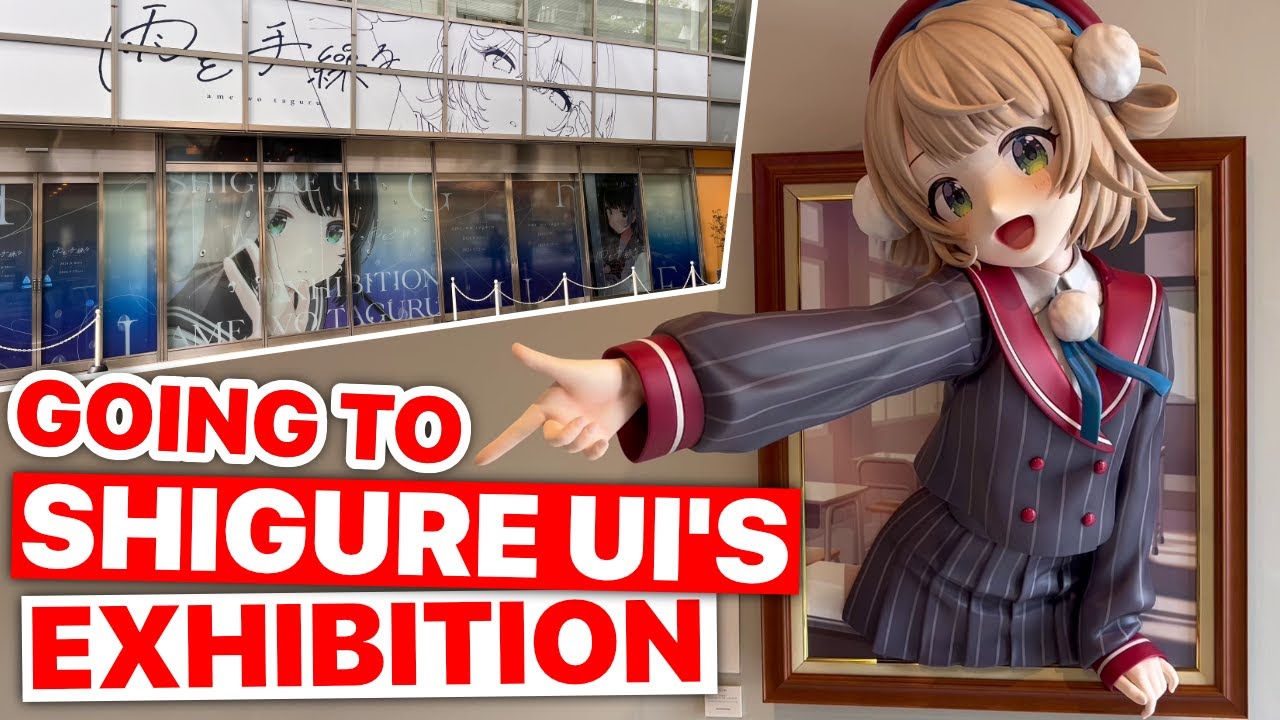 Inside Ui-mama's Exhibition (Shigure Ui) (VLOG) [Eng Subs]