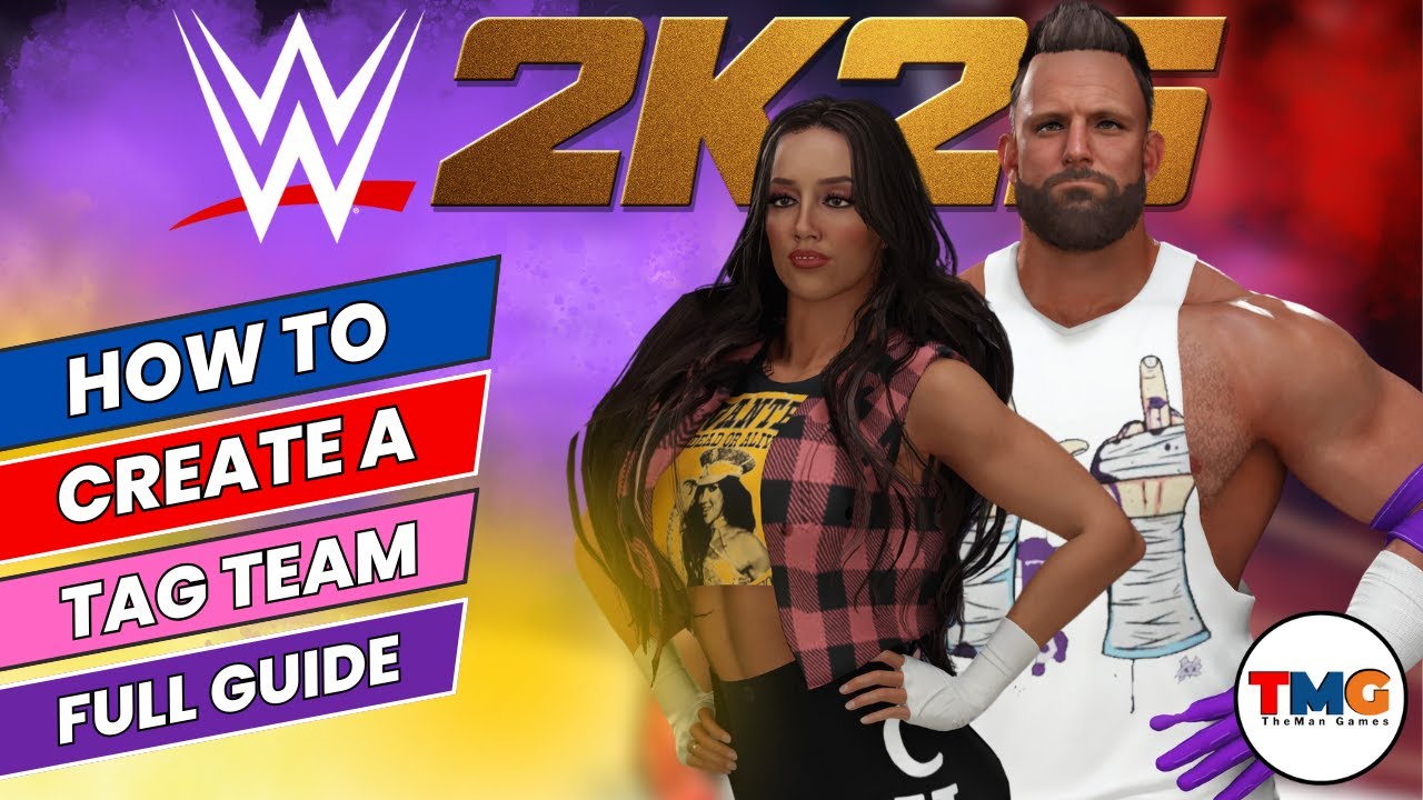 WWE 2K25: Как создать команду для командного боя (полное руководство)