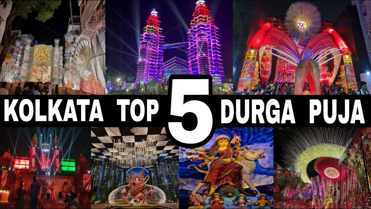 Kolkata Top 5 Durga Puja || 2022 || Must Watch || Debdut YouTube