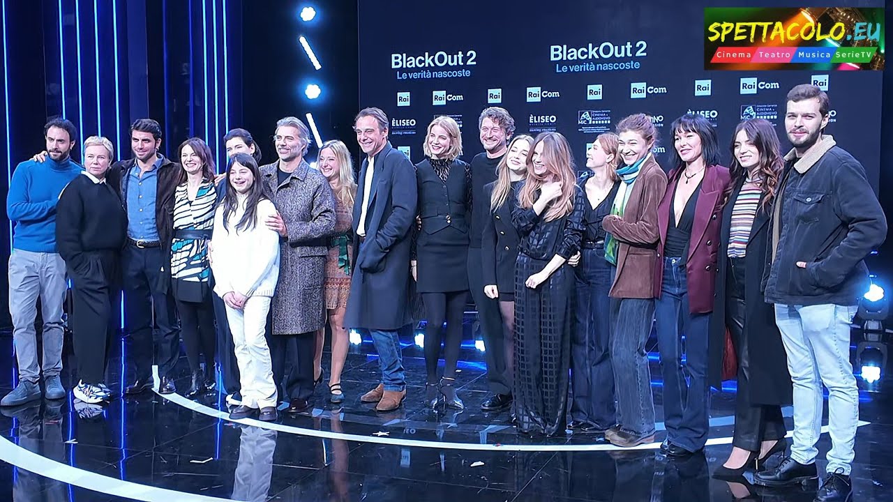 Blackout 2, video photocall Alessandro Preziosi, Marco Rossetti, Ruffino, Schmid, Vassallo e il cast