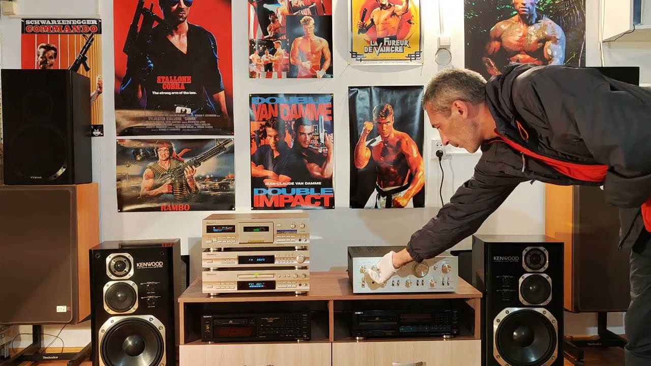 Pioneer T-D7, Pioneer F-D3, Pioneer PDR-D7 и усилитель Pioneer SA-8800ll