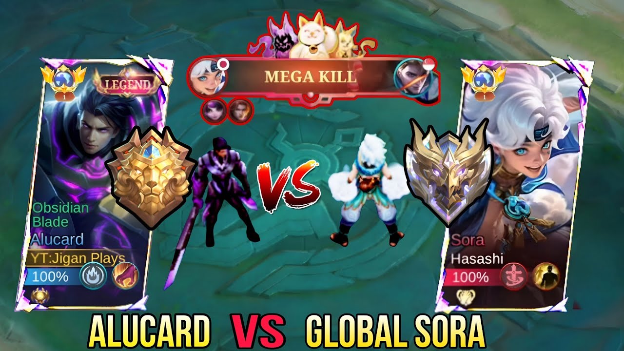 ALUCARD vs GLOBAL SORA 😱 | This 1v1 Was INSANE! (100% Power)