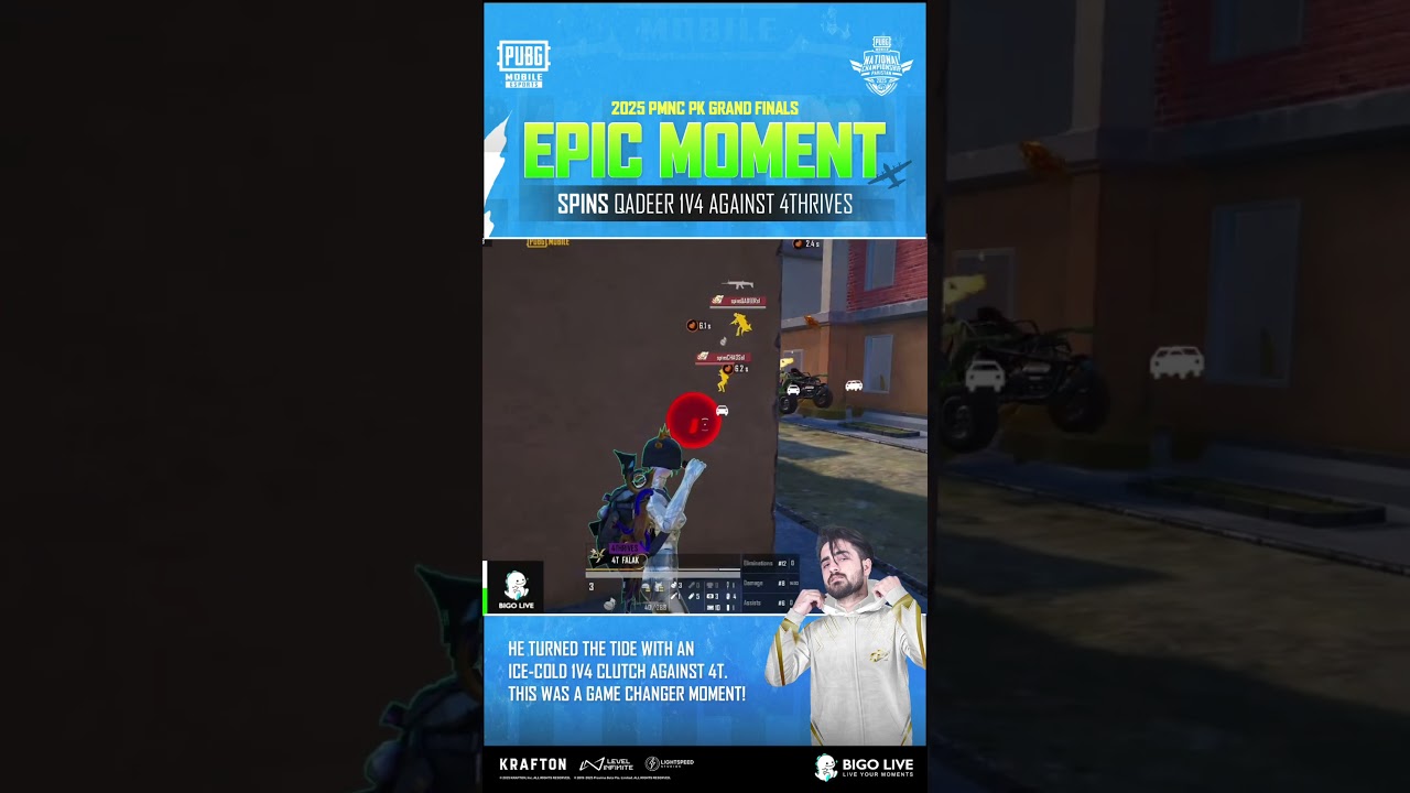 Spins QADEER Wiped 4Thrives with S12K 🔥| 2025 PMNC PK Spring Epic Moments