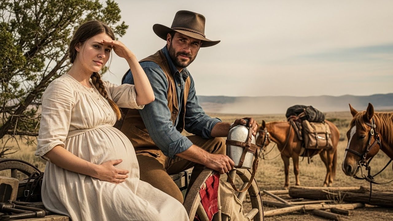She Was Pregnant And Stranded When Her Wagon Broke, The Cowboy Fixed It And Followed Her Home