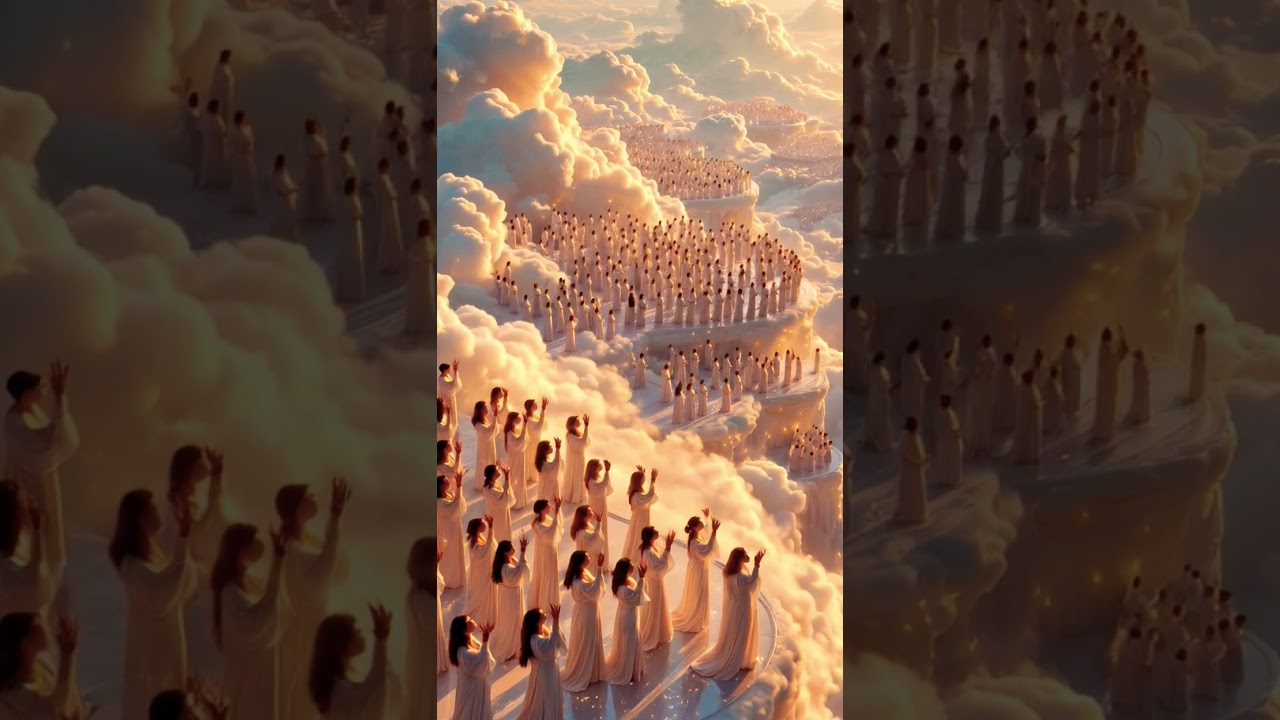 Heaven&rsquo;s Choir: A Celestial Symphony in the Clouds | 8K Worship Vision