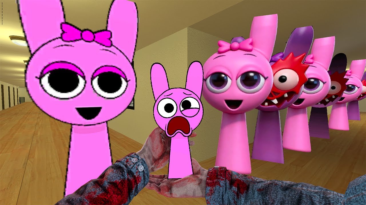 Saving Baby Pinki From Whole Hotel of Angry SPRUNKI 4K Pinki!
