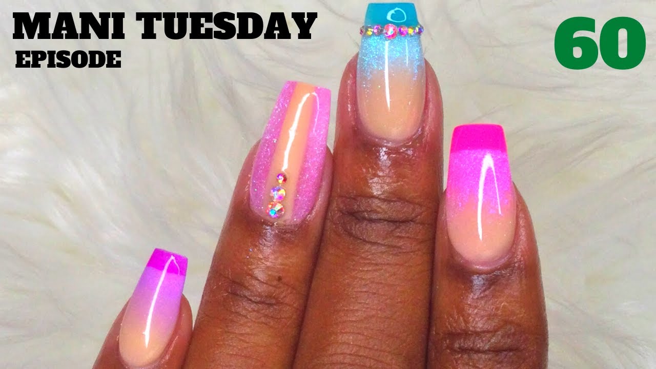 DIY Dip Powder System At Home | Creating Easy Ombre & Color Block Dip Powder Nails | Mani Tuesday